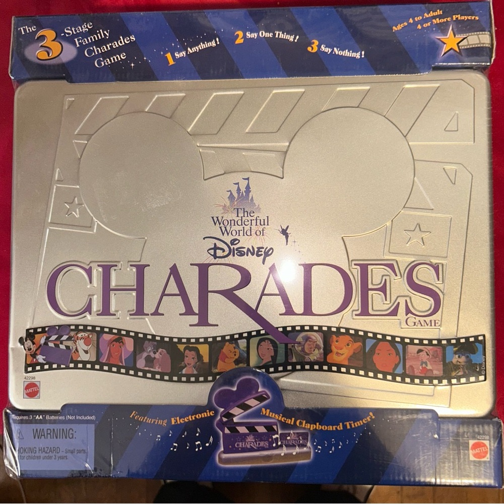Disney Blue Charades Game